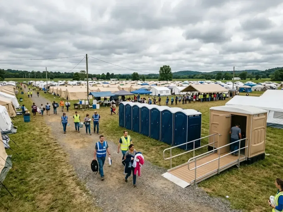 disaster-relief-camp-restrooms-010 — frequently asked questions, Dumpster & Portable Bathrooms Rental in Farmington Hills, MI